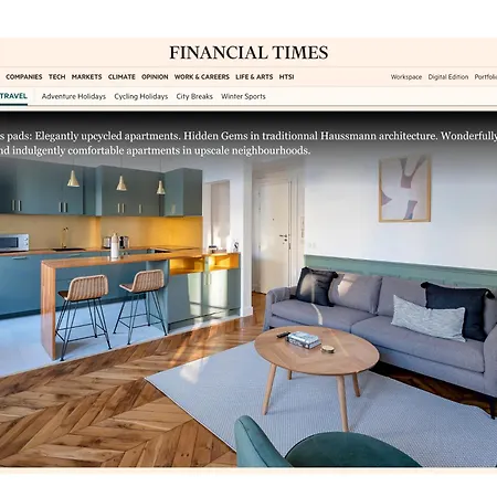 Apartament Le Bijou Champs Elysees - 1br En - Monthly Lease Paryż